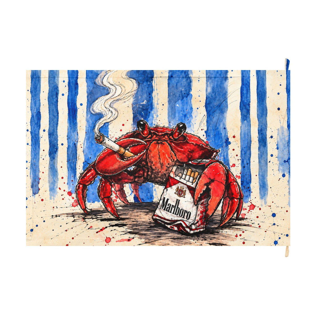 Crabby Habit Double-Sided Flag