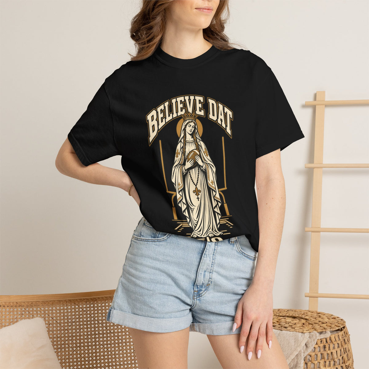 Hail Mary Believe Dat Shirt