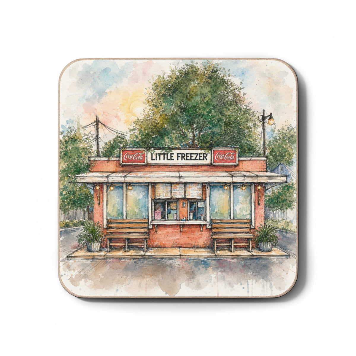 Little Freezer Hardboard Back Coaster