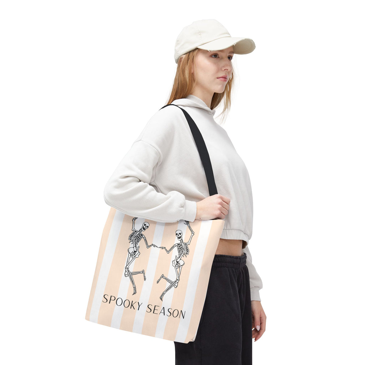 Spooky Season Skeleton Tote Bag