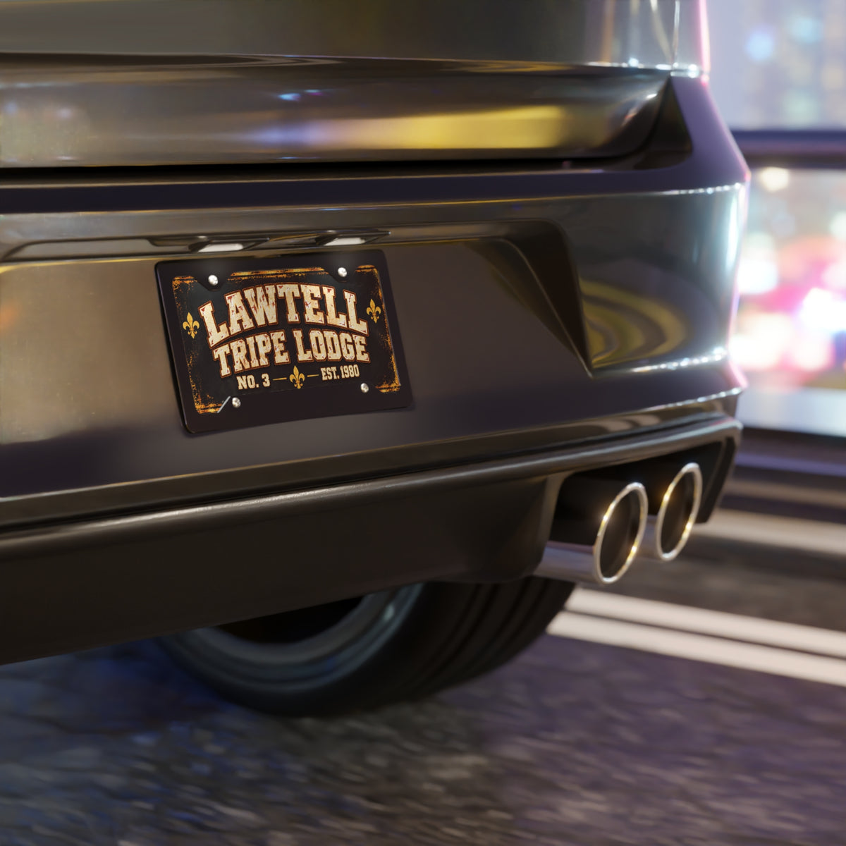 Lawtell Tripe Club Vanity Plate