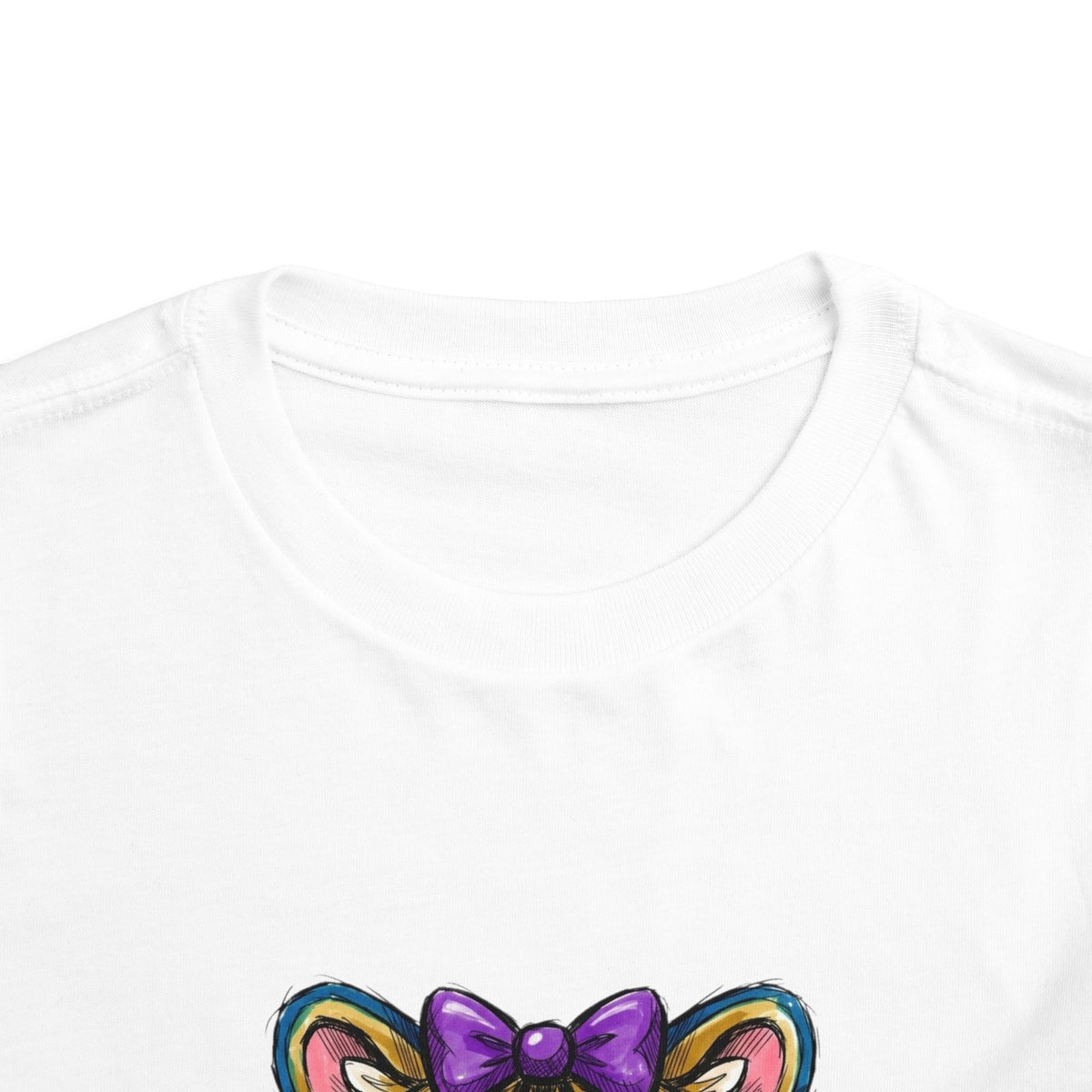 Tiger Kiffin Bow Toddler Short Sleeve Tee