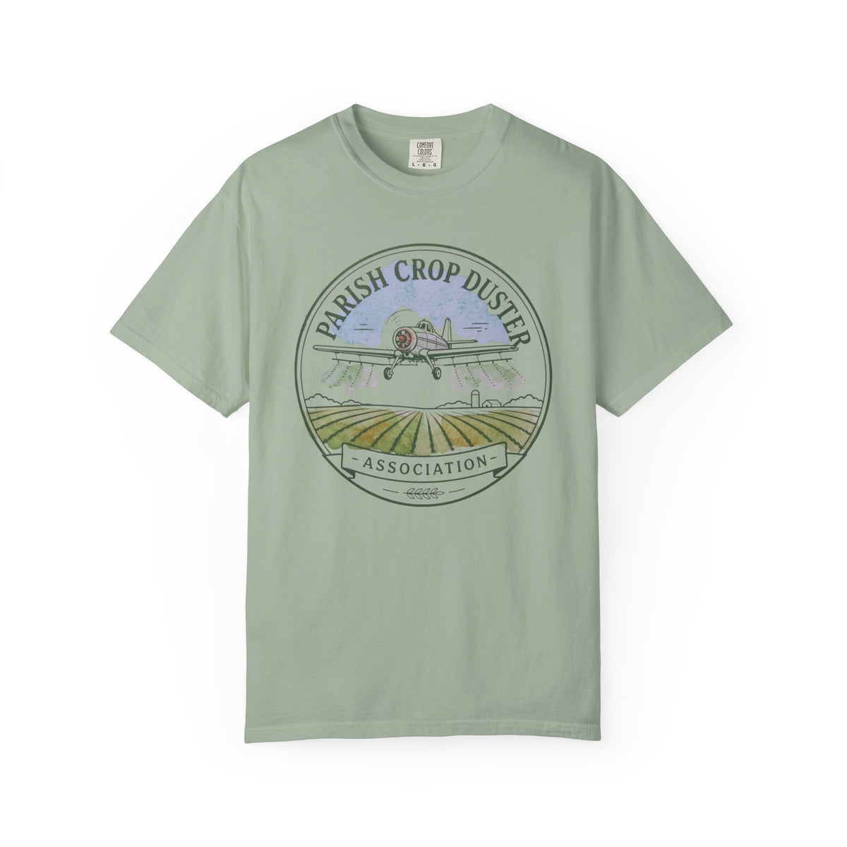 Parish Crop Duster Association Comfort Colors Tee