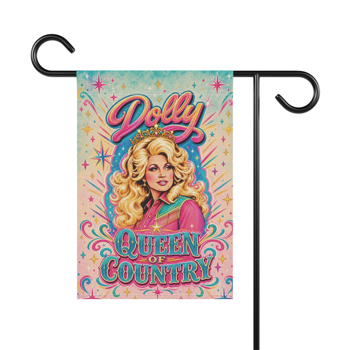 Queen of Pastel Country Garden & House Banner