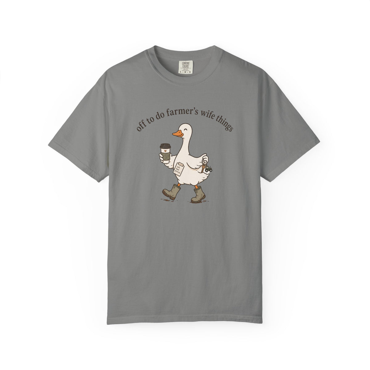 Off to Do Farmer’s Wife Things Comfort Colors® Tee