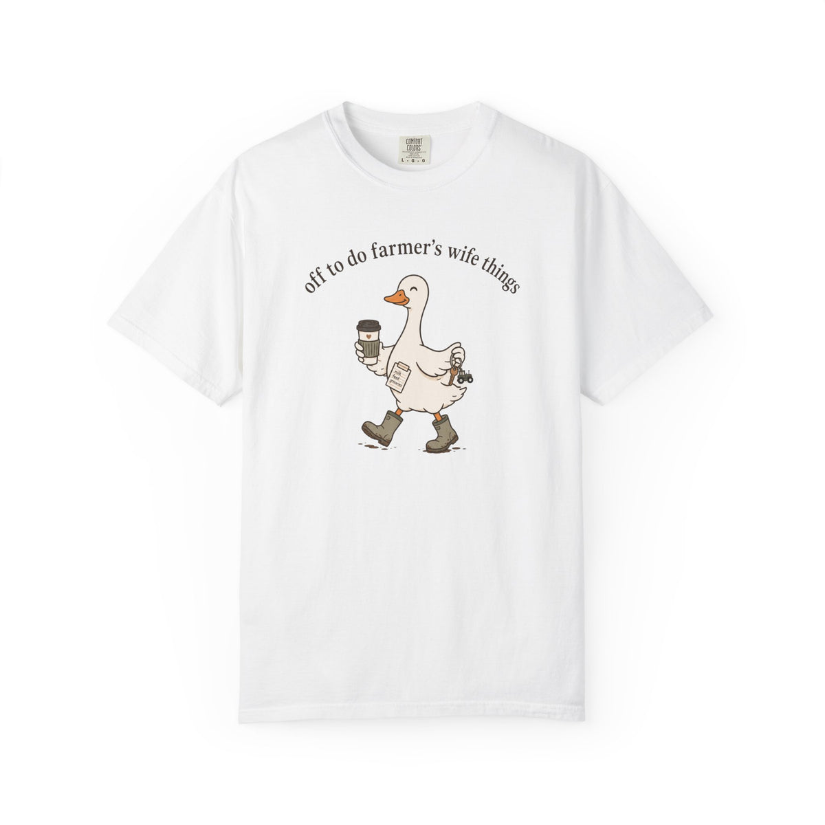 Off to Do Farmer’s Wife Things Comfort Colors® Tee