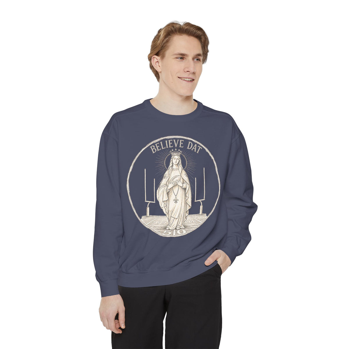 Our Lady of the 50 Yard Line Crewneck