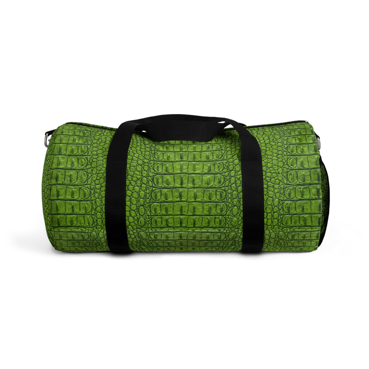 Green Alligator Luxe Duffel Bag