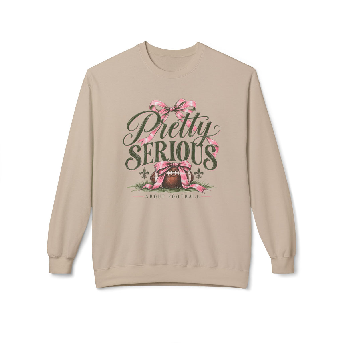 Pretty Serious Football Crewneck Sweatshirt