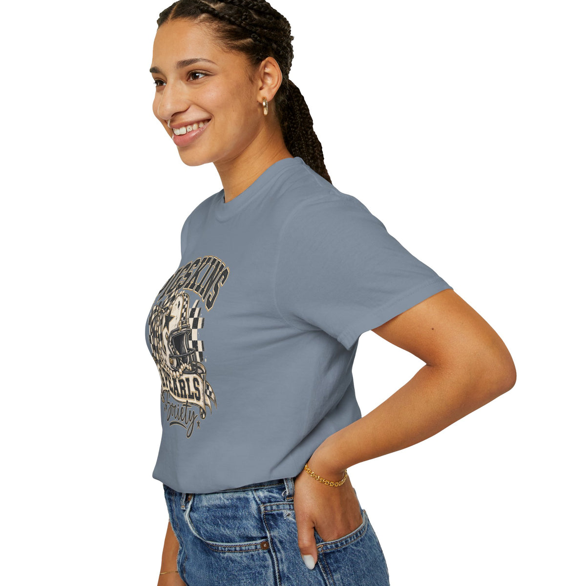 Pigskins & Pearls Society Comfort Colors® Tee
