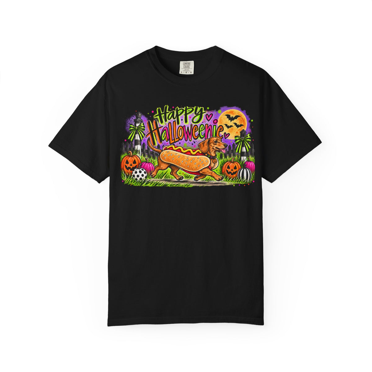Happy Halloweenie Comfort Colors