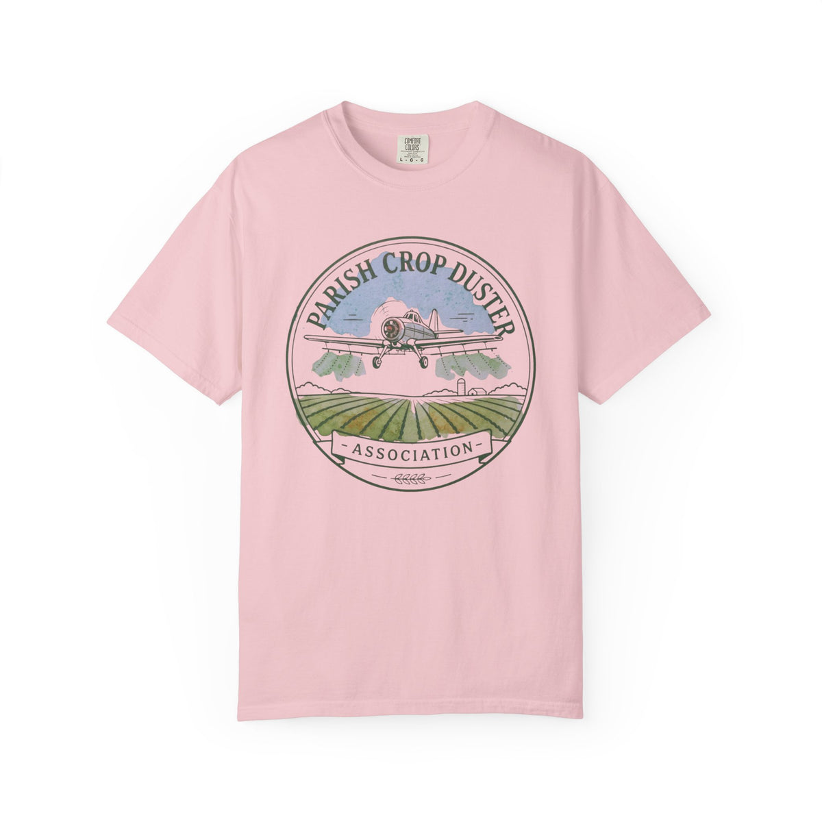 Parish Crop Duster Association Comfort Colors Tee