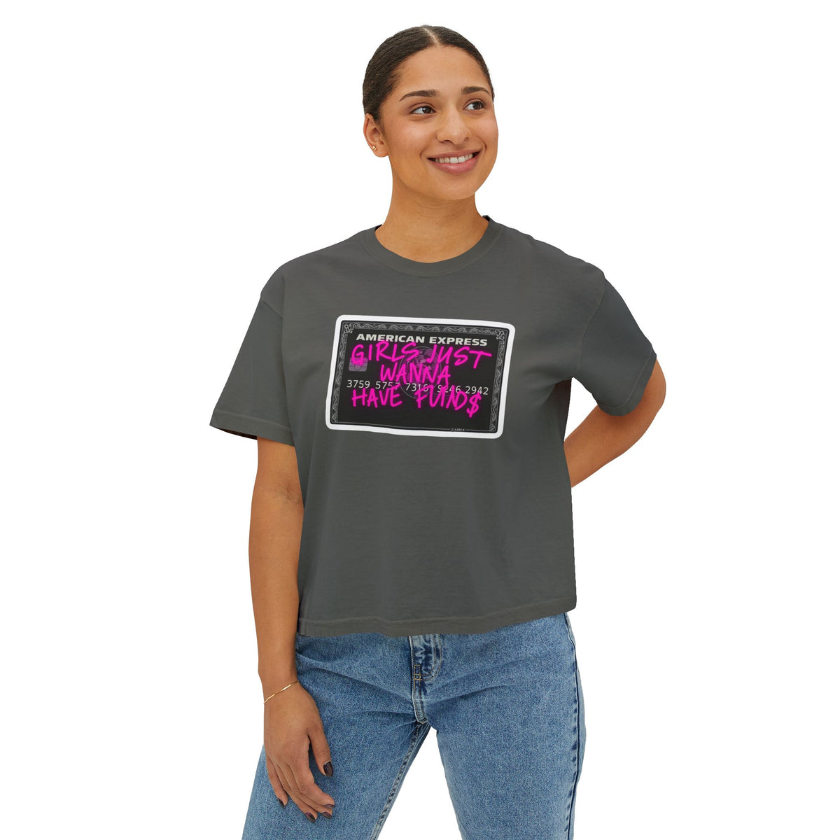 Girls Just Wanna Have Funds Comfort Colors® BOXY Tee