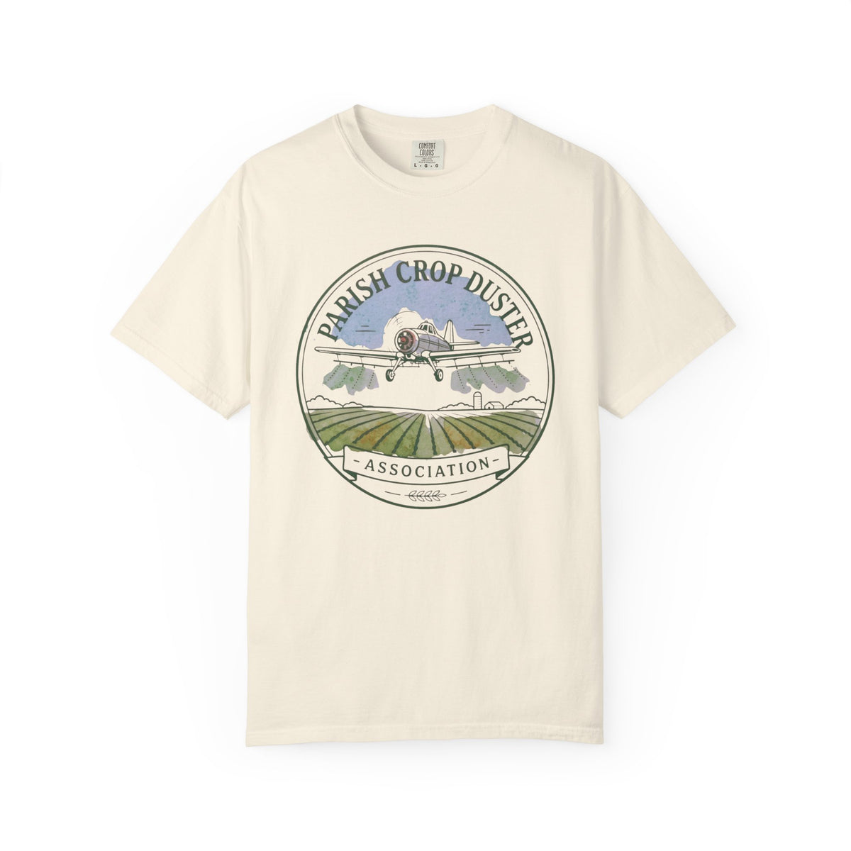 Parish Crop Duster Association Comfort Colors Tee