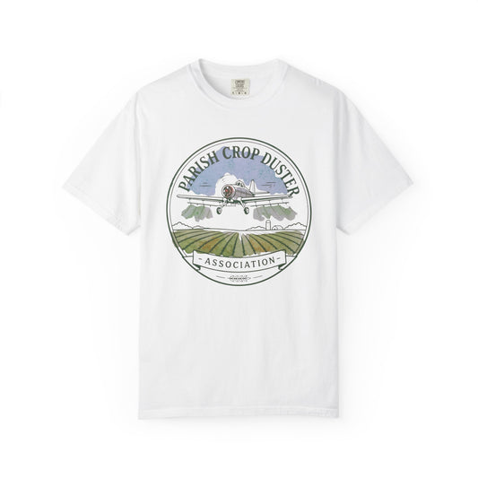 Parish Crop Duster Association Comfort Colors Tee