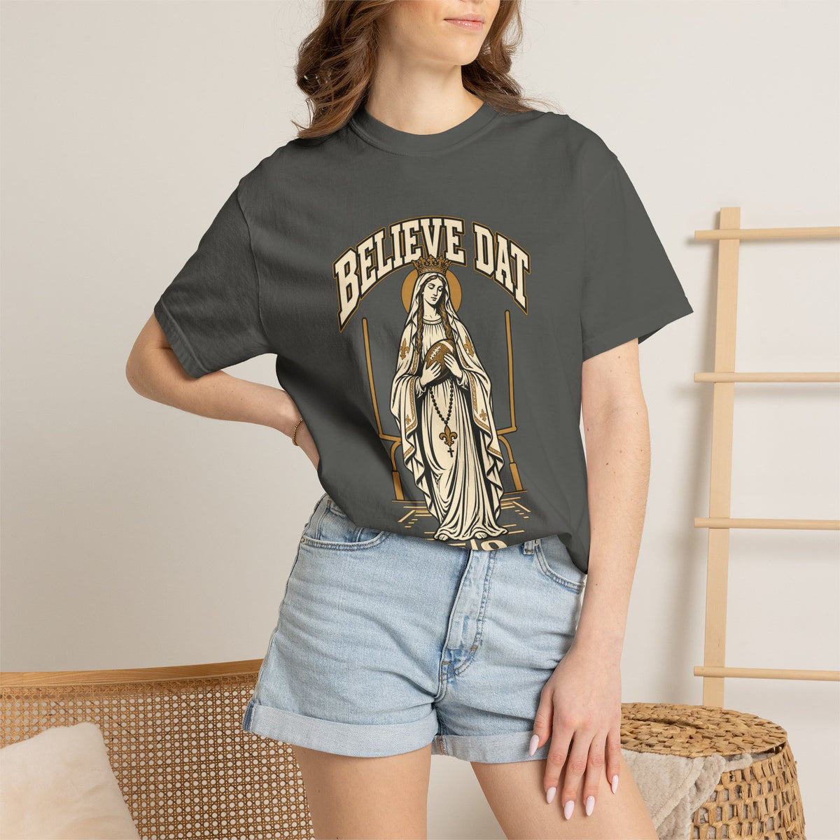 Hail Mary Believe Dat Shirt