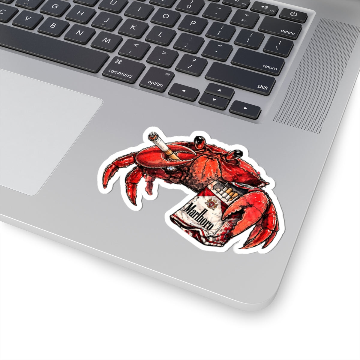 Crabby Habit Kiss-Cut Stickers