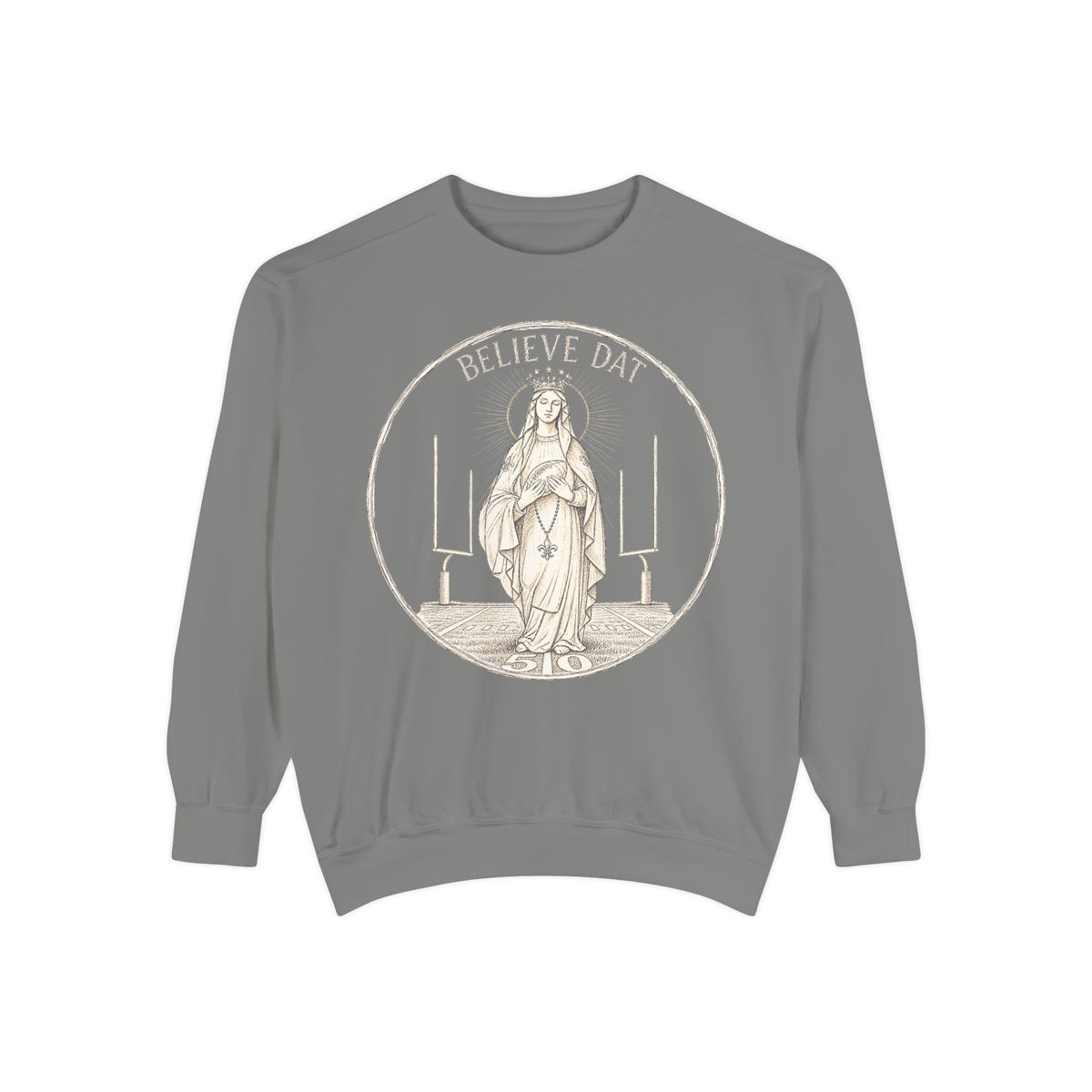 Our Lady of the 50 Yard Line Crewneck