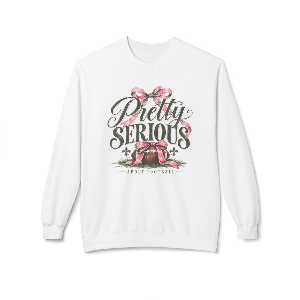 Pretty Serious Football Crewneck Sweatshirt