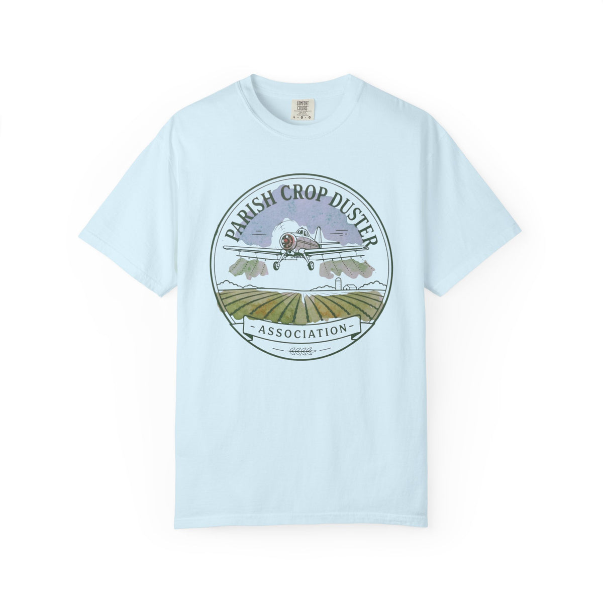 Parish Crop Duster Association Comfort Colors Tee