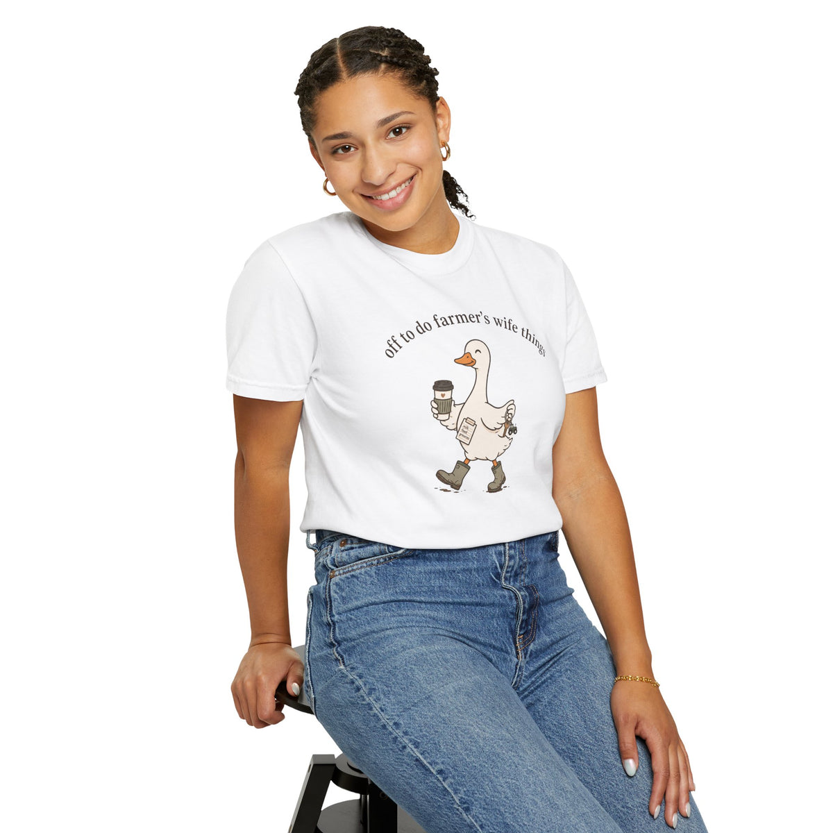 Off to Do Farmer’s Wife Things Comfort Colors® Tee