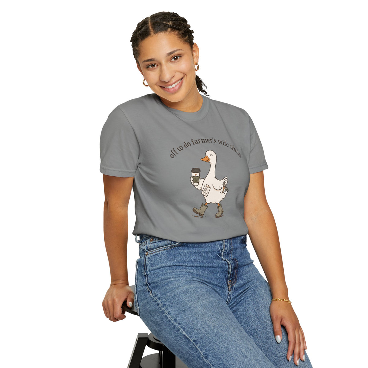 Off to Do Farmer’s Wife Things Comfort Colors® Tee
