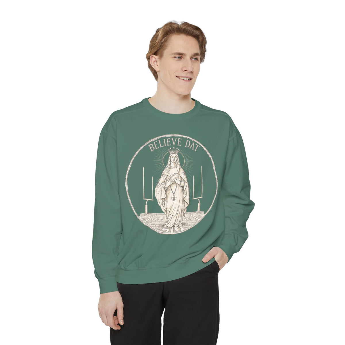 Our Lady of the 50 Yard Line Crewneck