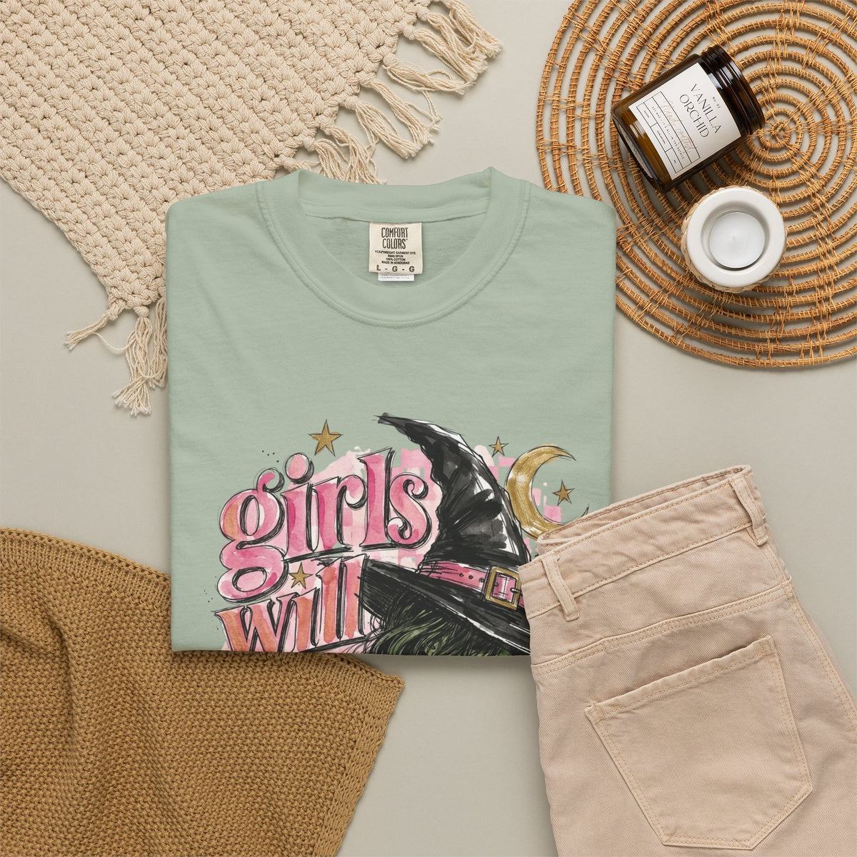 Girls Will Be Girls — Coven Casual Comfort Colors Tee