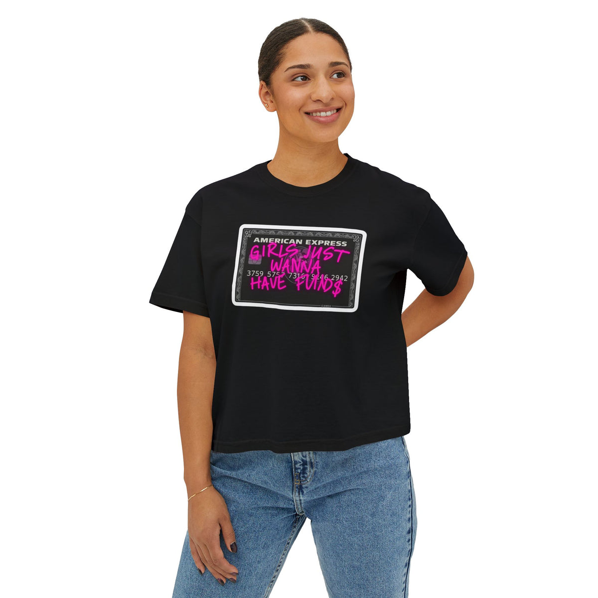 Girls Just Wanna Have Funds Comfort Colors® BOXY Tee