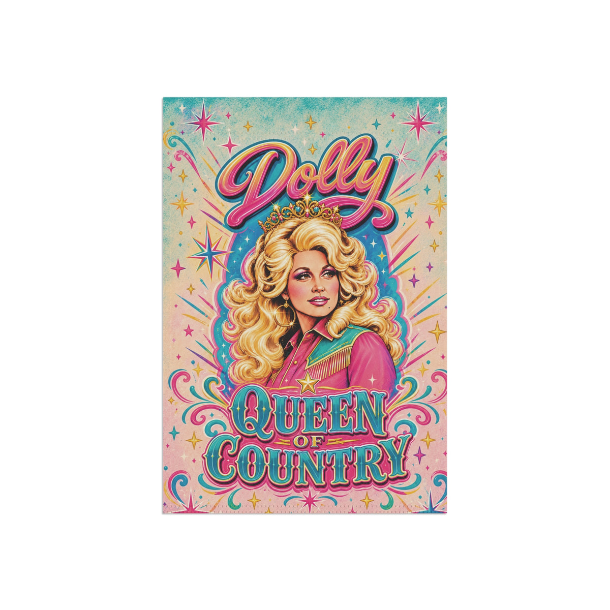 Queen of Pastel Country Garden & House Banner