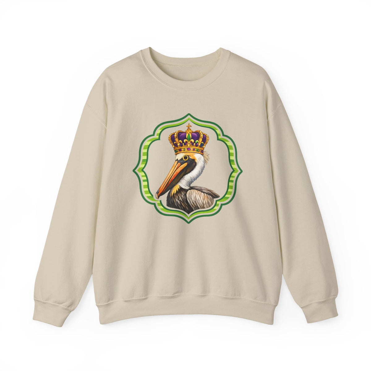 Crowned on the Bayou Unisex Heavy Blend™ Crewneck  Sweatshirt