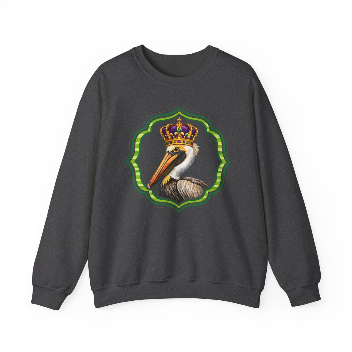 Crowned on the Bayou Unisex Heavy Blend™ Crewneck  Sweatshirt