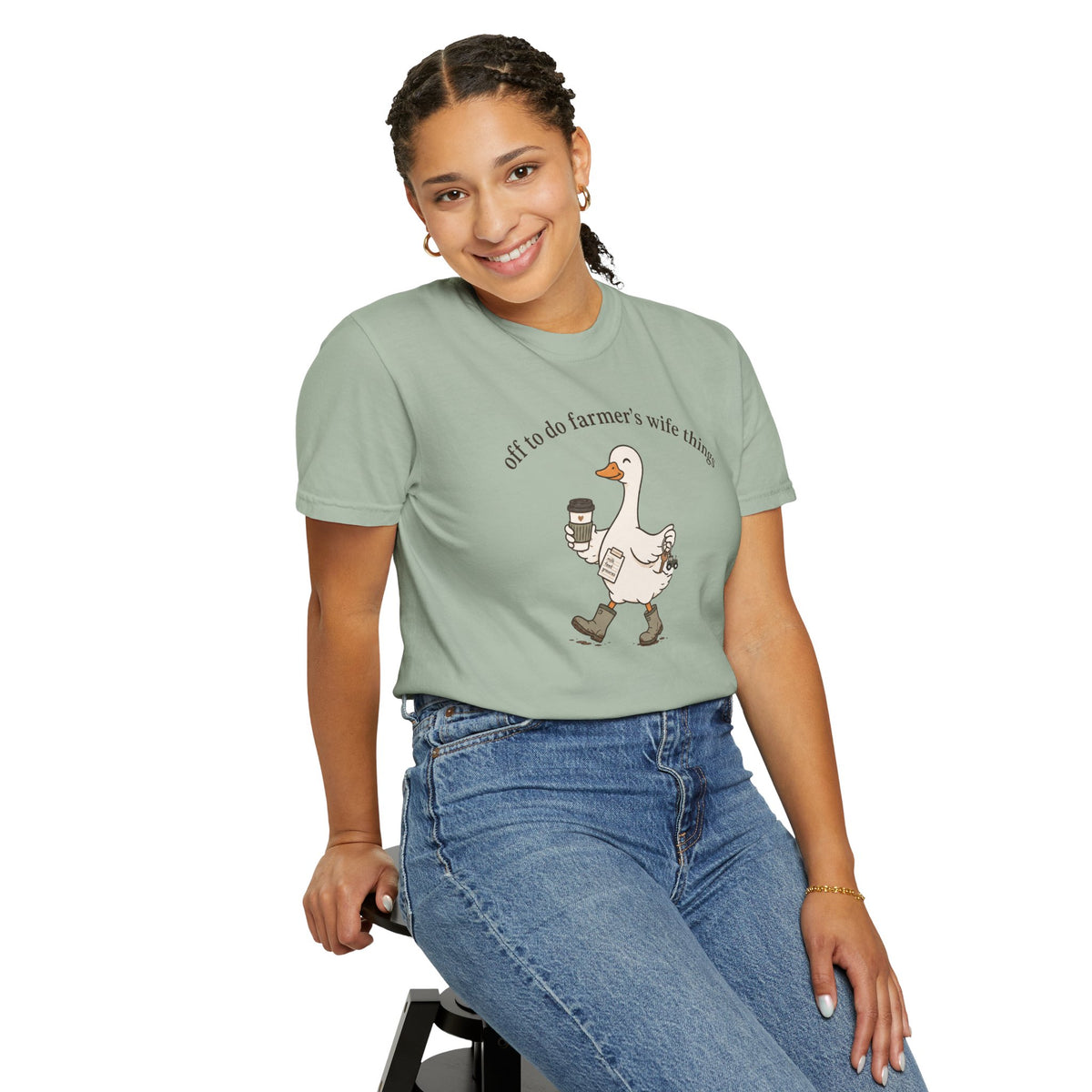 Off to Do Farmer’s Wife Things Comfort Colors® Tee