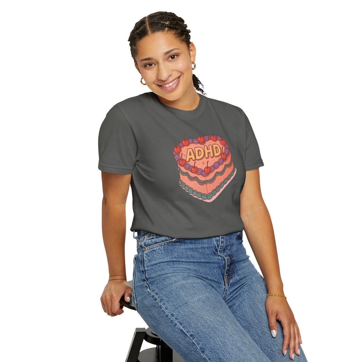 ADHD Cake Comfort Colors® Tee