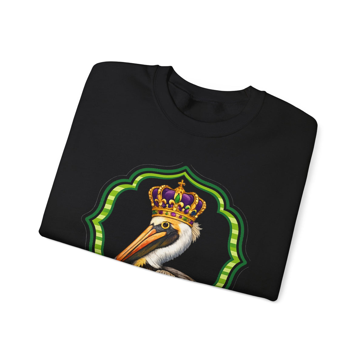 Crowned on the Bayou Unisex Heavy Blend™ Crewneck  Sweatshirt