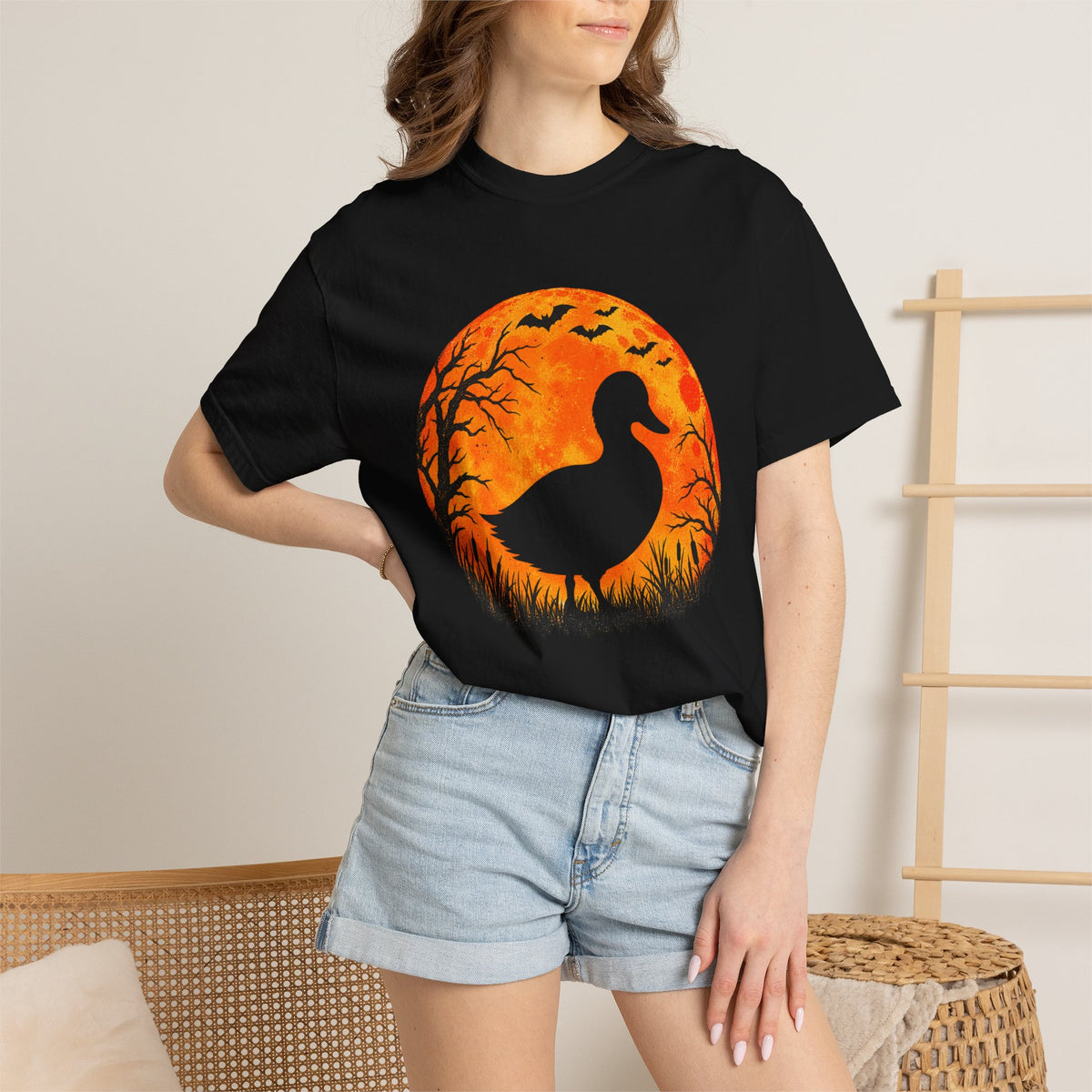 Fowl Moon Rising Comfort Colors Tee