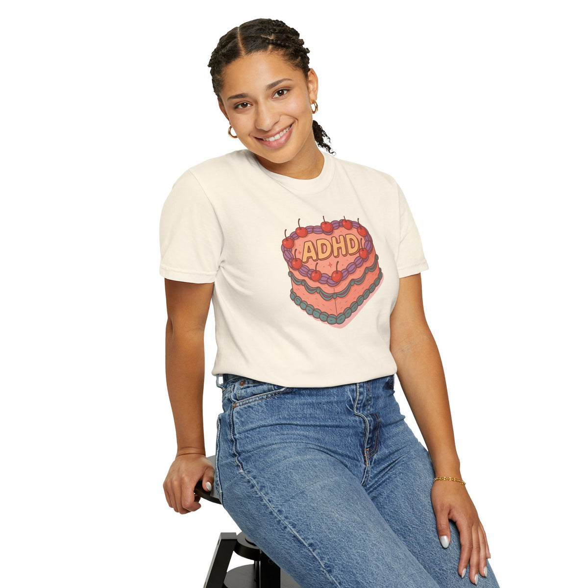 ADHD Cake Comfort Colors® Tee