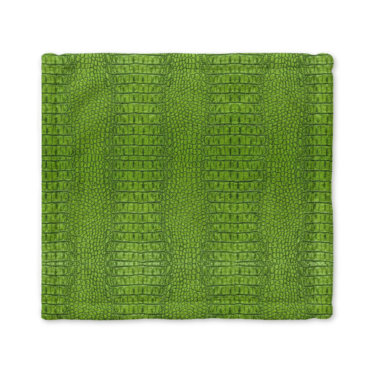 Faux Alligator Minky Baby Lovey Blanket