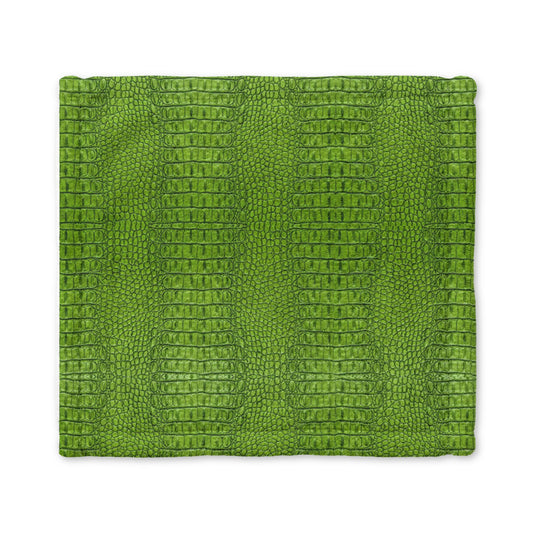 Faux Alligator Minky Baby Lovey Blanket