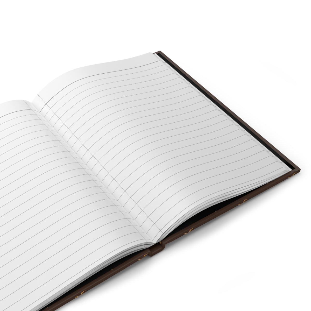 Gilded Pelican - Brown Hardcover Journal Matte (Lined)