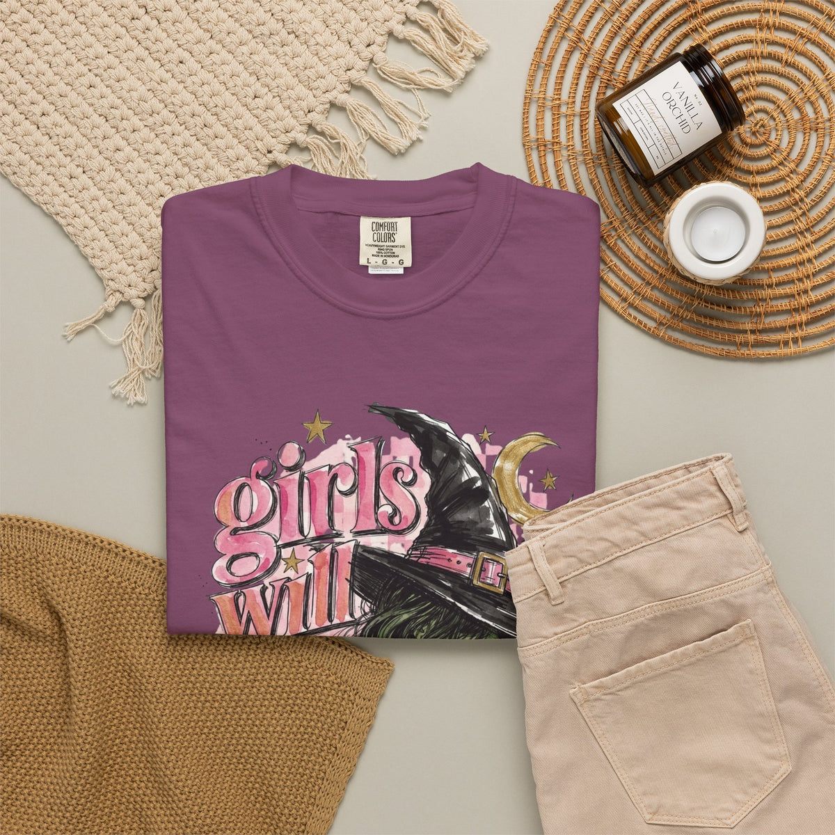 Girls Will Be Girls — Coven Casual Comfort Colors Tee