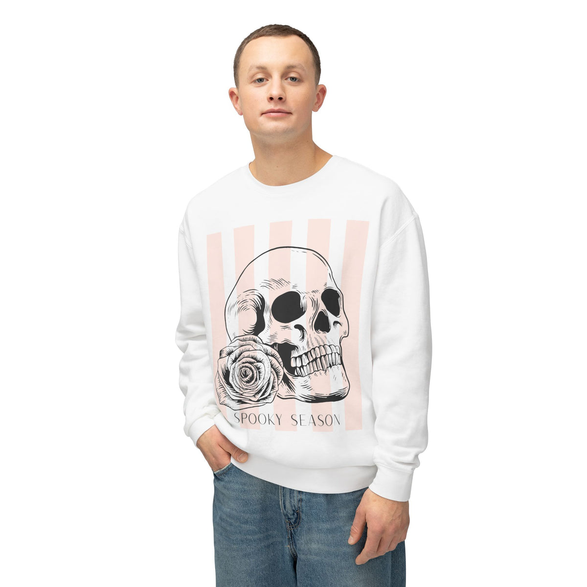 Memento Rose Spooky Season Crewneck Sweatshirt Comfort Colors