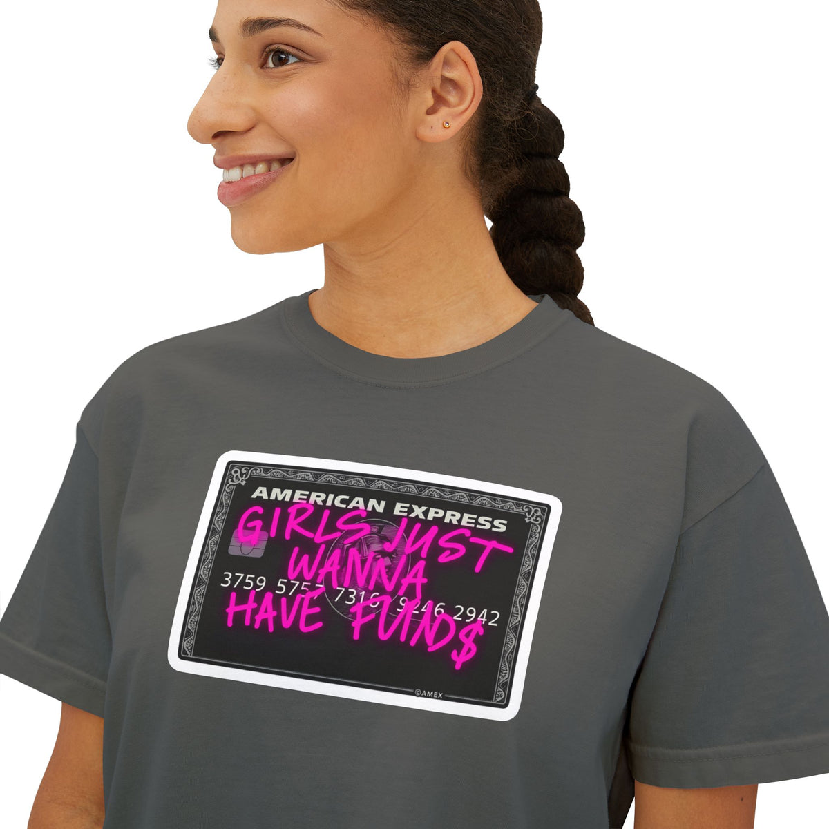 Girls Just Wanna Have Funds Comfort Colors® BOXY Tee