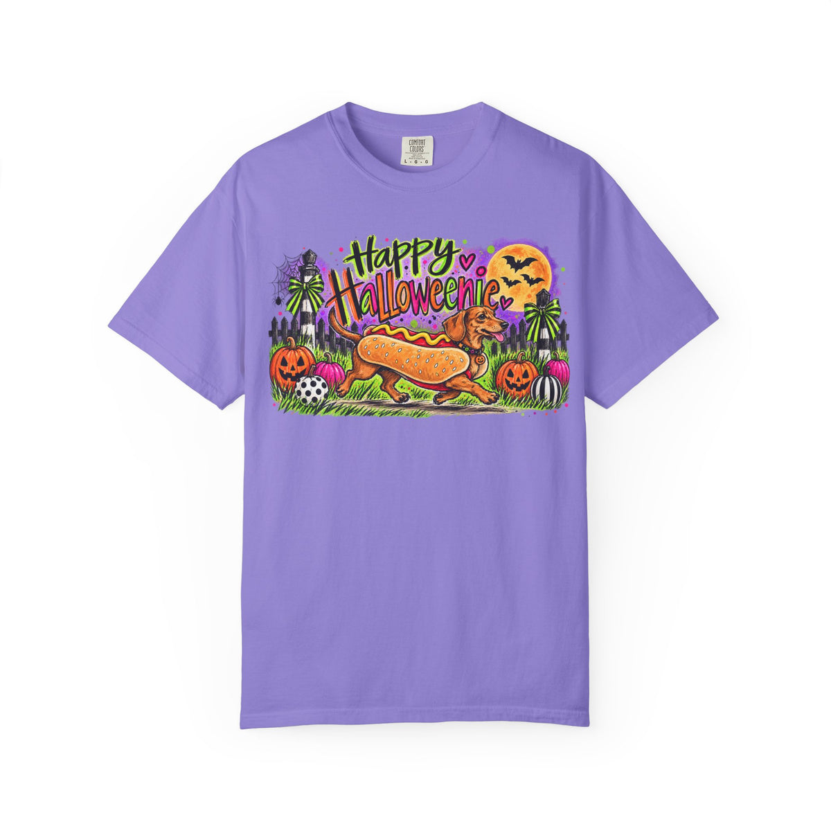 Happy Halloweenie Comfort Colors