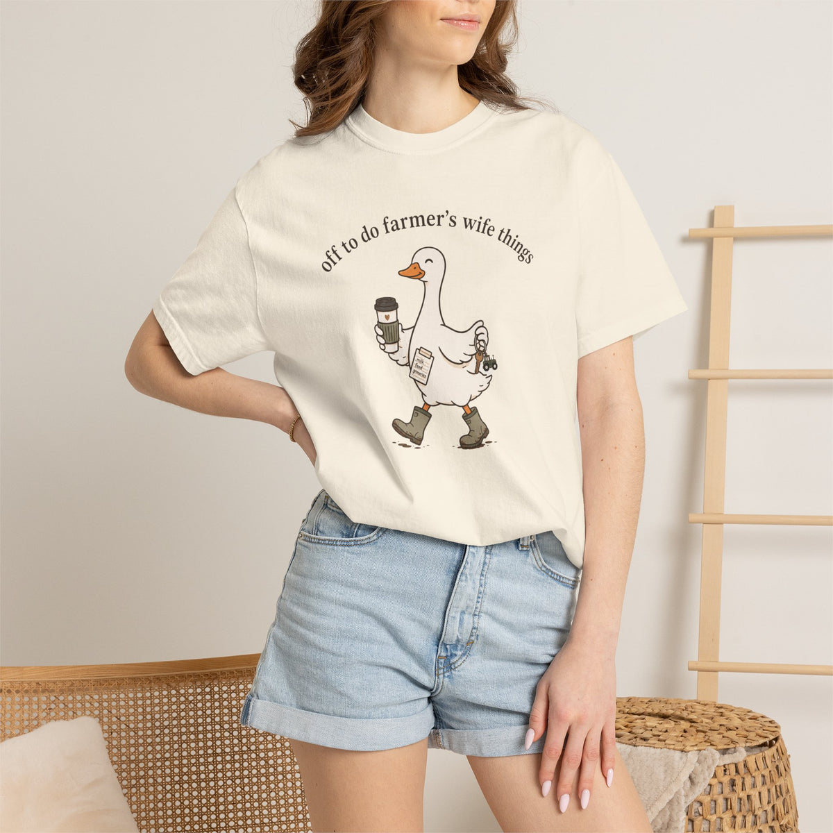 Off to Do Farmer’s Wife Things Comfort Colors® Tee
