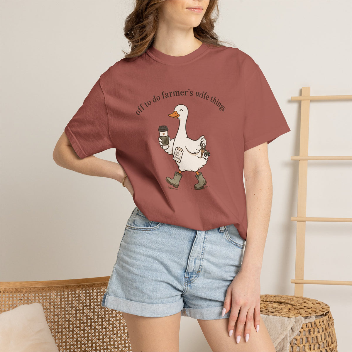 Off to Do Farmer’s Wife Things Comfort Colors® Tee