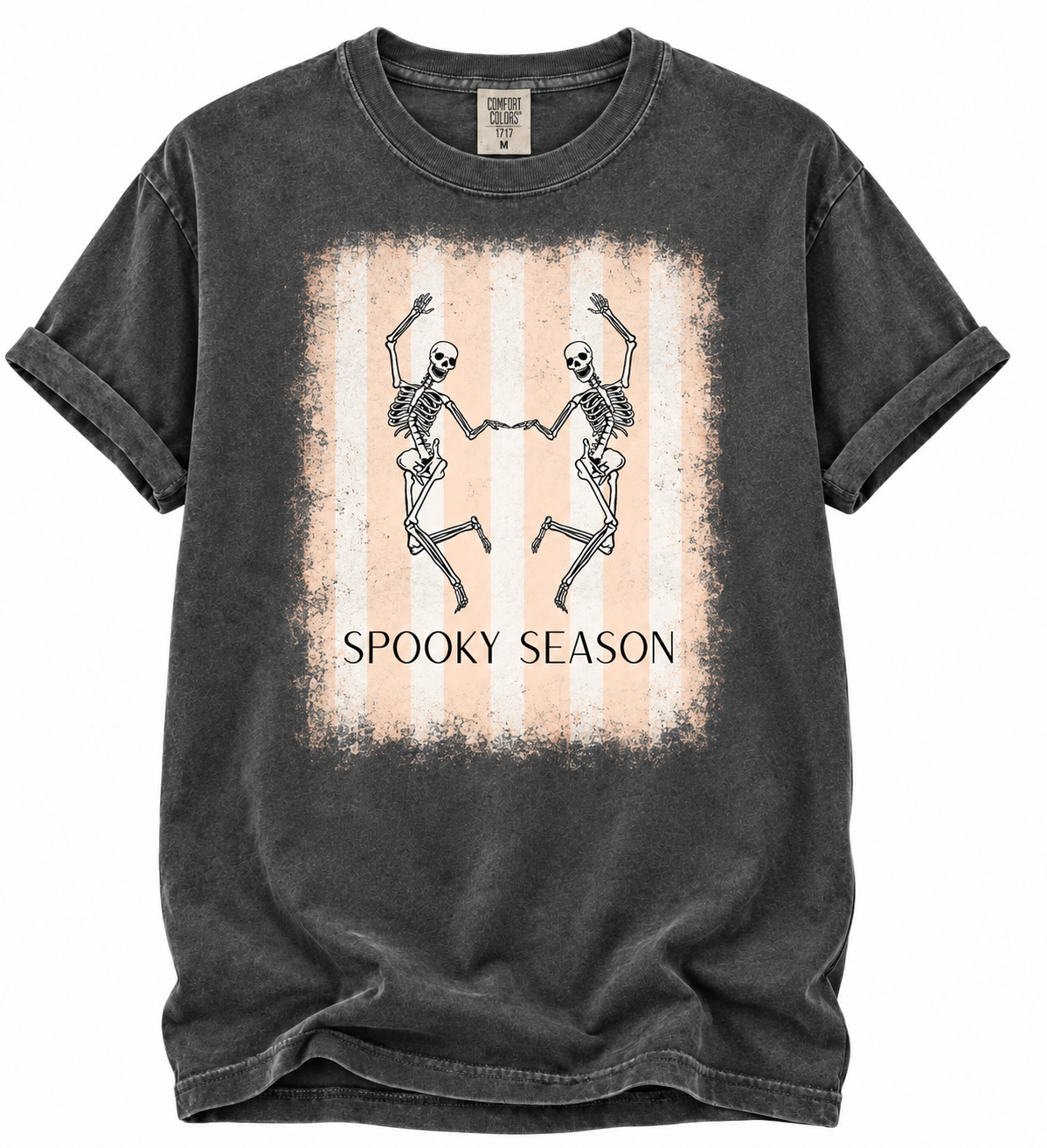 Spooky Season Orange and White Comfort Colors