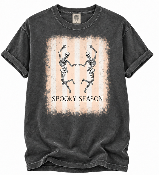 Spooky Season Orange and White Comfort Colors