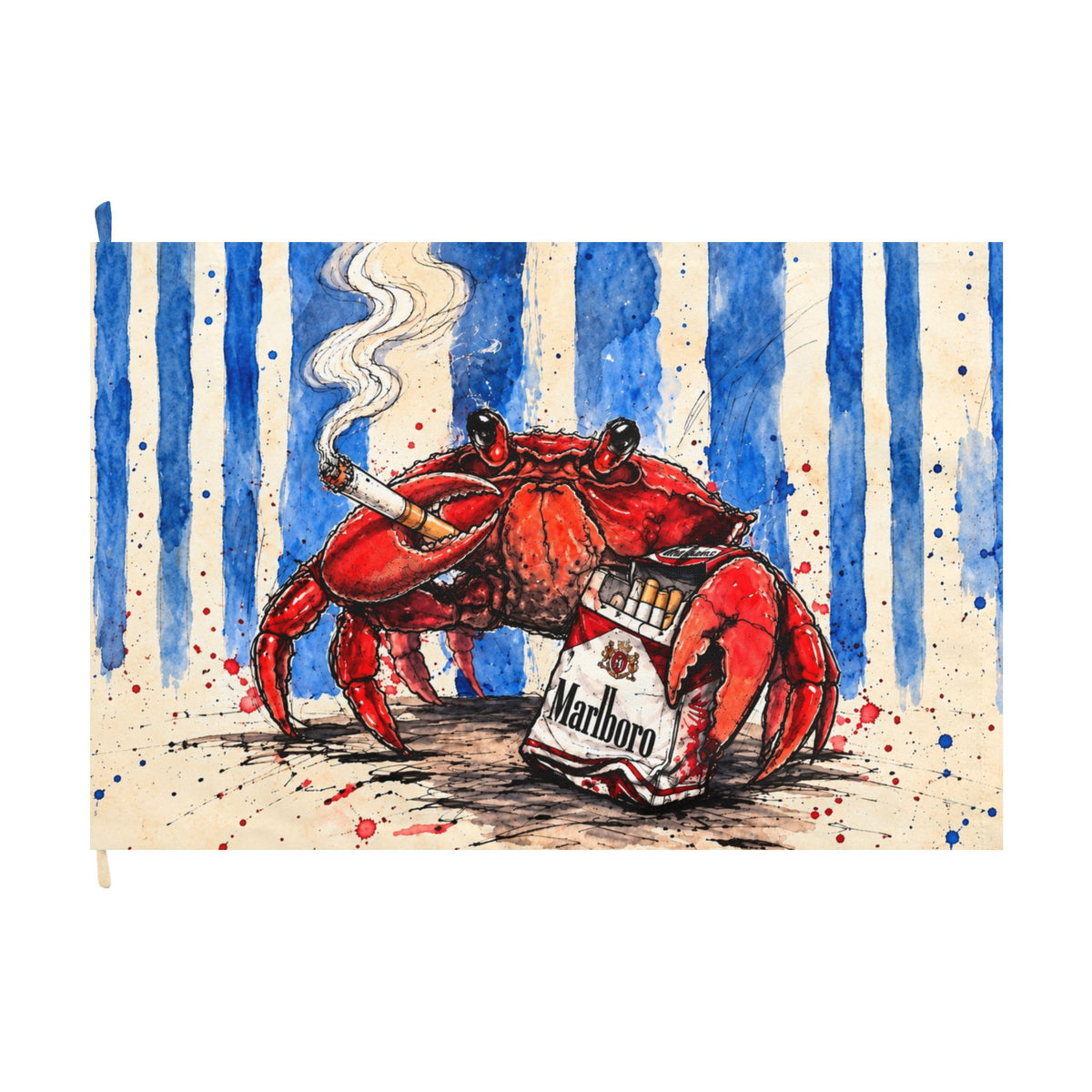 Crabby Habit Double-Sided Flag