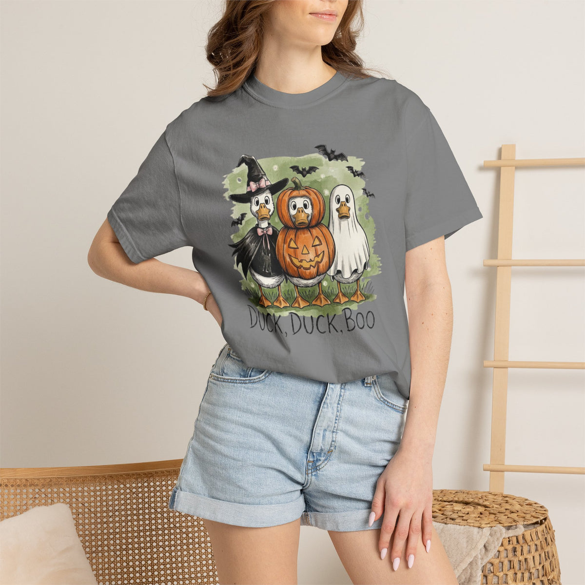 DUCK DUCK BOO Cartoon Comfort Colors